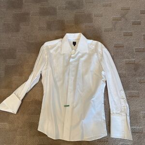 Ike Behar French cuff Men's Dress Shirt with Spread Collar